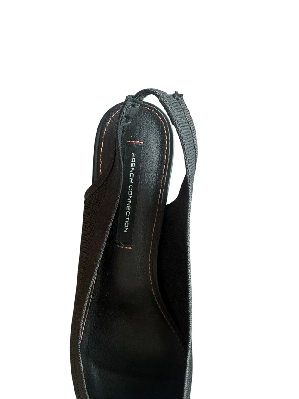 FRENCH CONNECTION Wesley Slingback Block Heel Size 10 - Picture 4 of 9